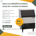 Maxx Ice MIM250 Certified Used Air-Cooled Ice Maker