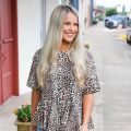 The Leopard Flare Top