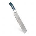 Blue Wooden Handle Nakiri Knife
